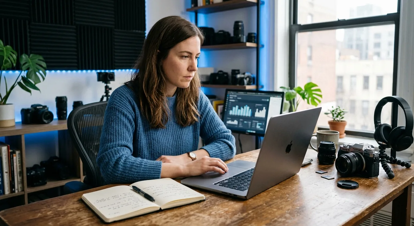 Creator working through creator business AI assistant