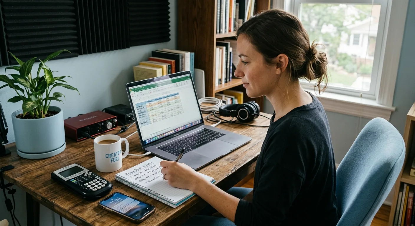 Creator working through creator deal negotiation