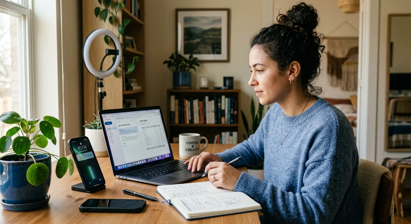 Creator working through creator sponsorship rates