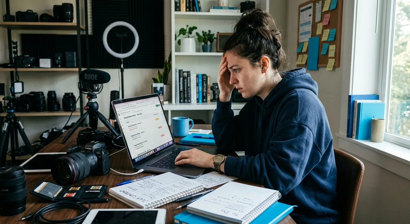 Creator working through creator sponsorship rates
