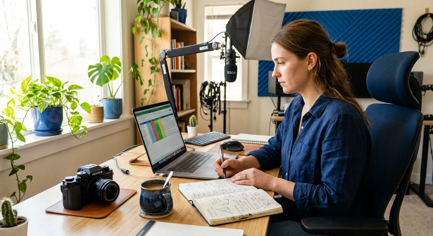 Creator working through creator sponsorship rates