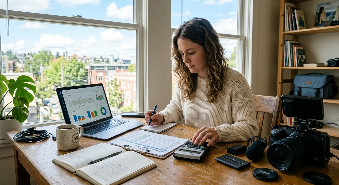 Creator working through creator sponsorship rates