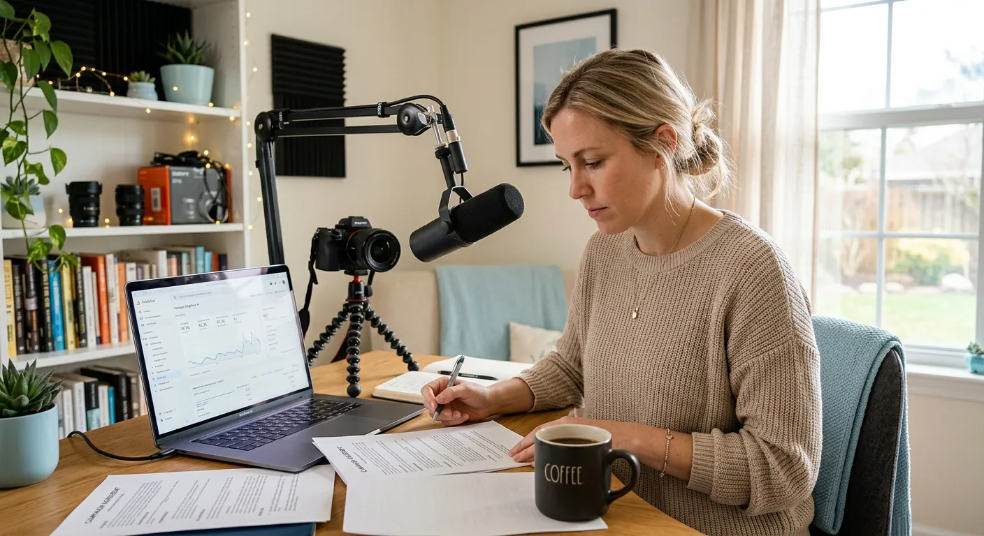 Creator working through creator sponsorship rates