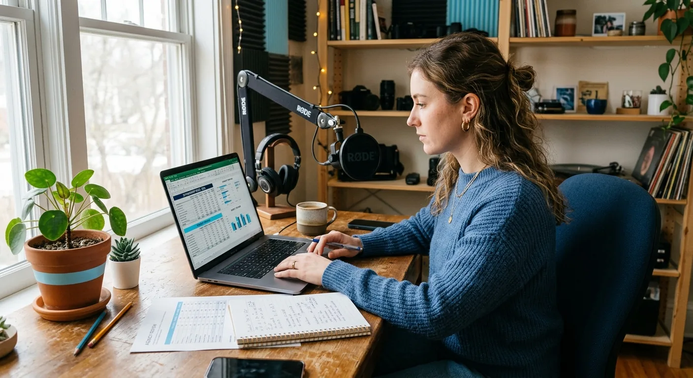 Creator working through creator sponsorship rates