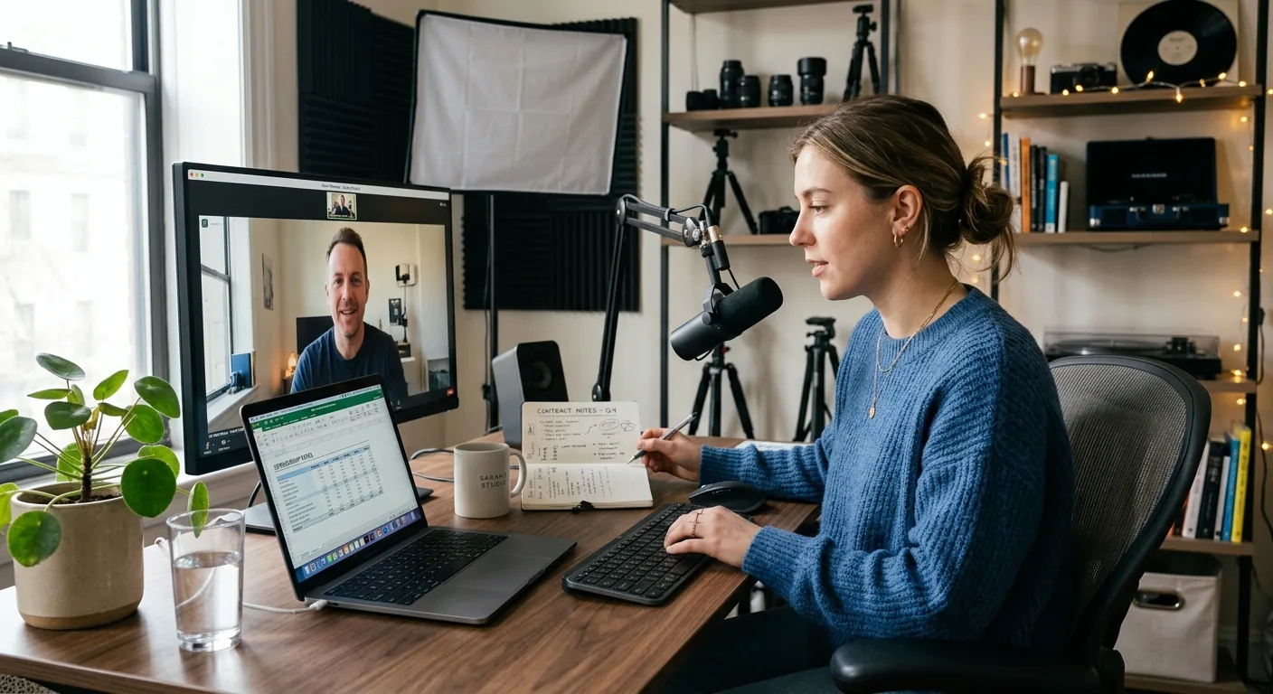 Creator working through creator sponsorship rates