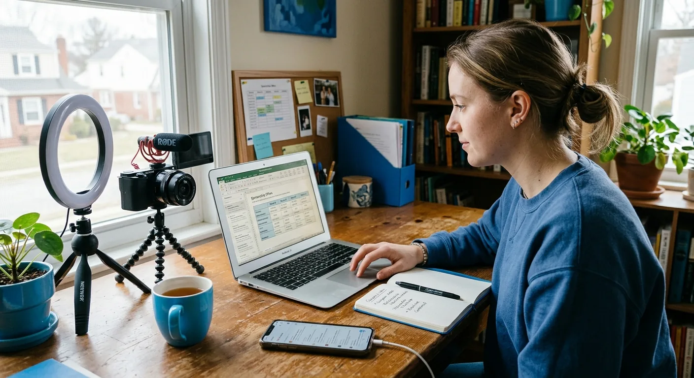 Creator working through creator sponsorship rates