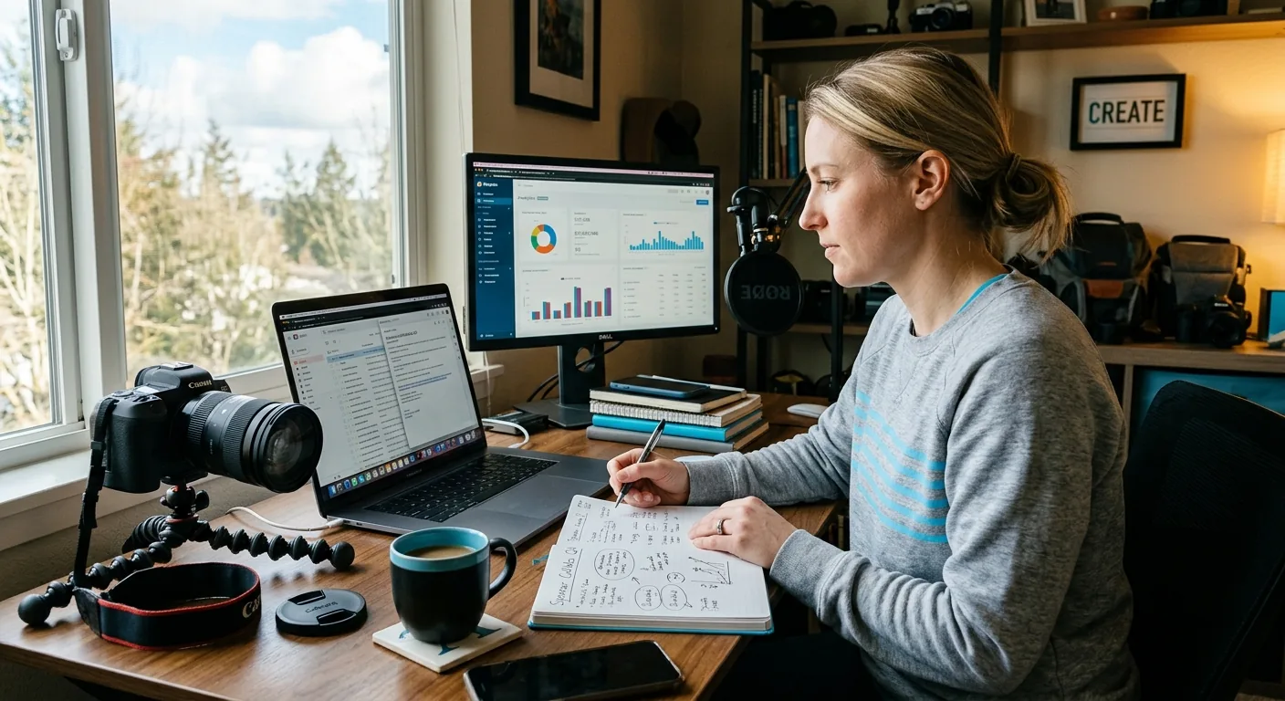 Creator working through creator sponsorship rates