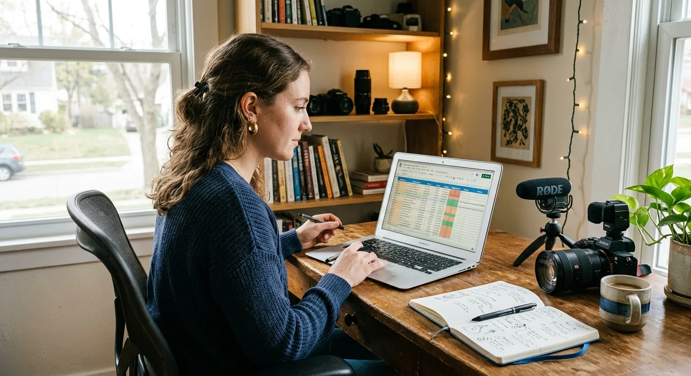 Creator working through creator sponsorship rates