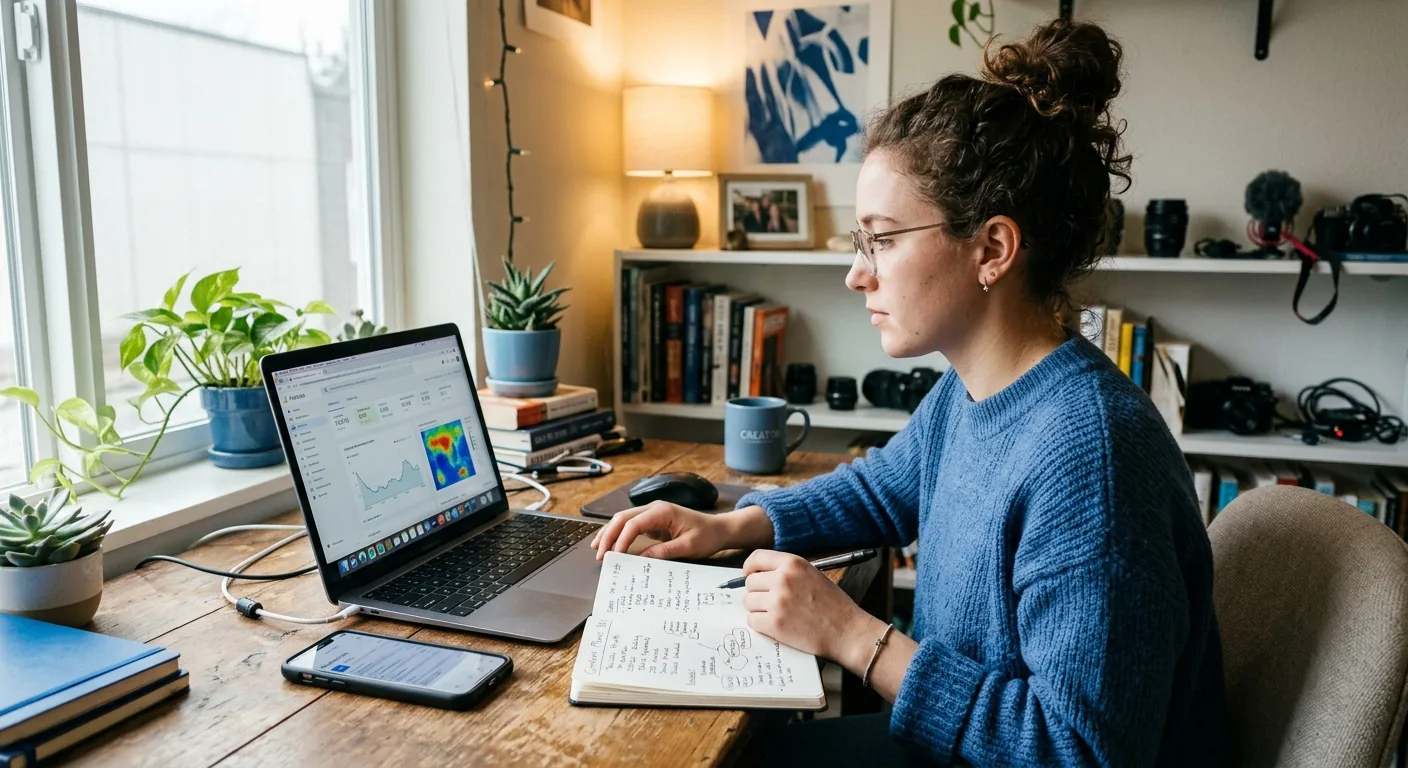 Creator working through creator business AI assistant