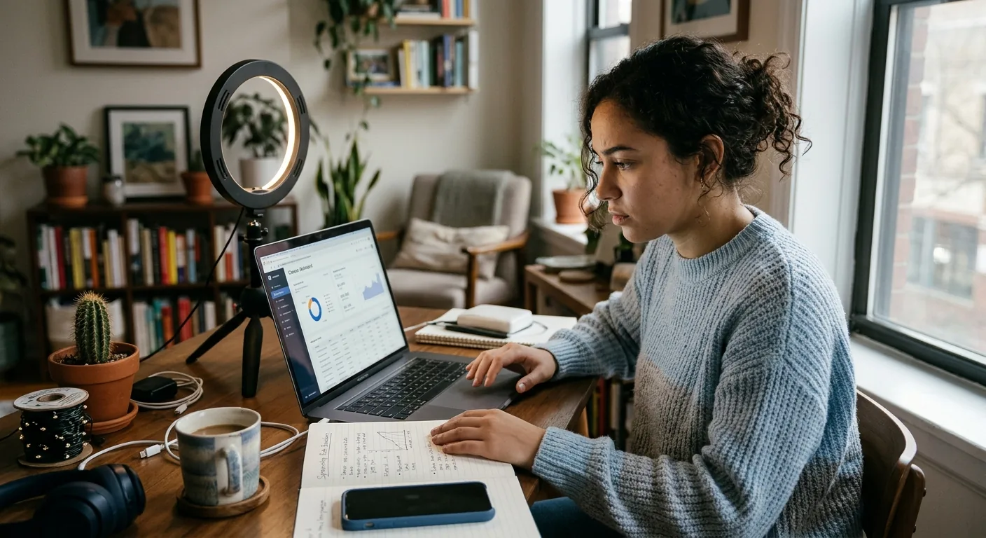 Creator working through creator sponsorship rates