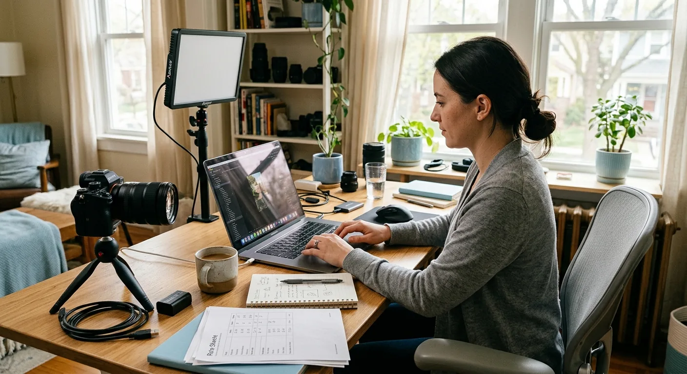Creator working through creator sponsorship rates