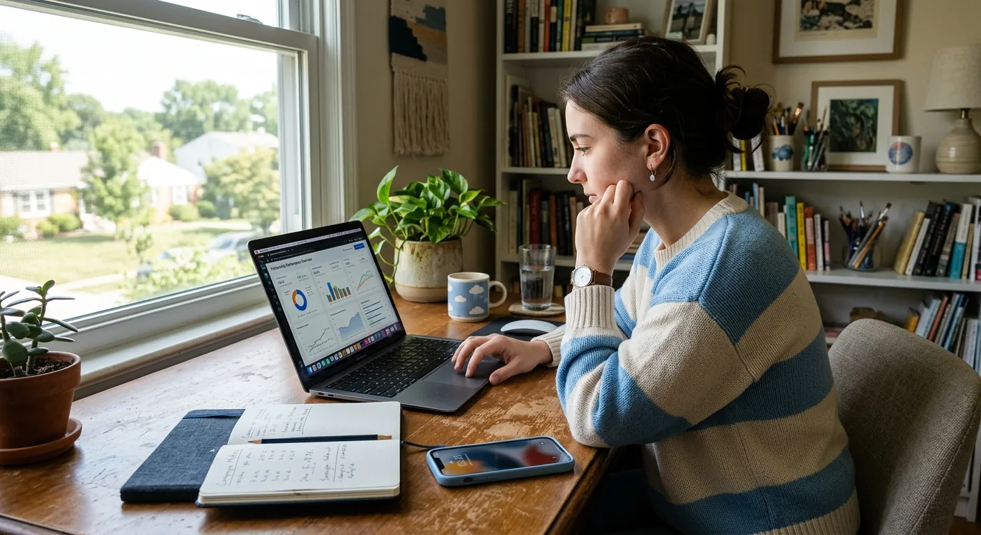 Creator working through brand collaboration opportunities