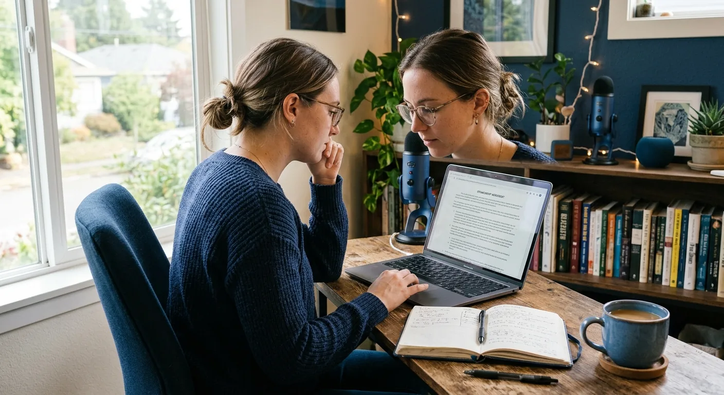 Creator working through creator deal negotiation