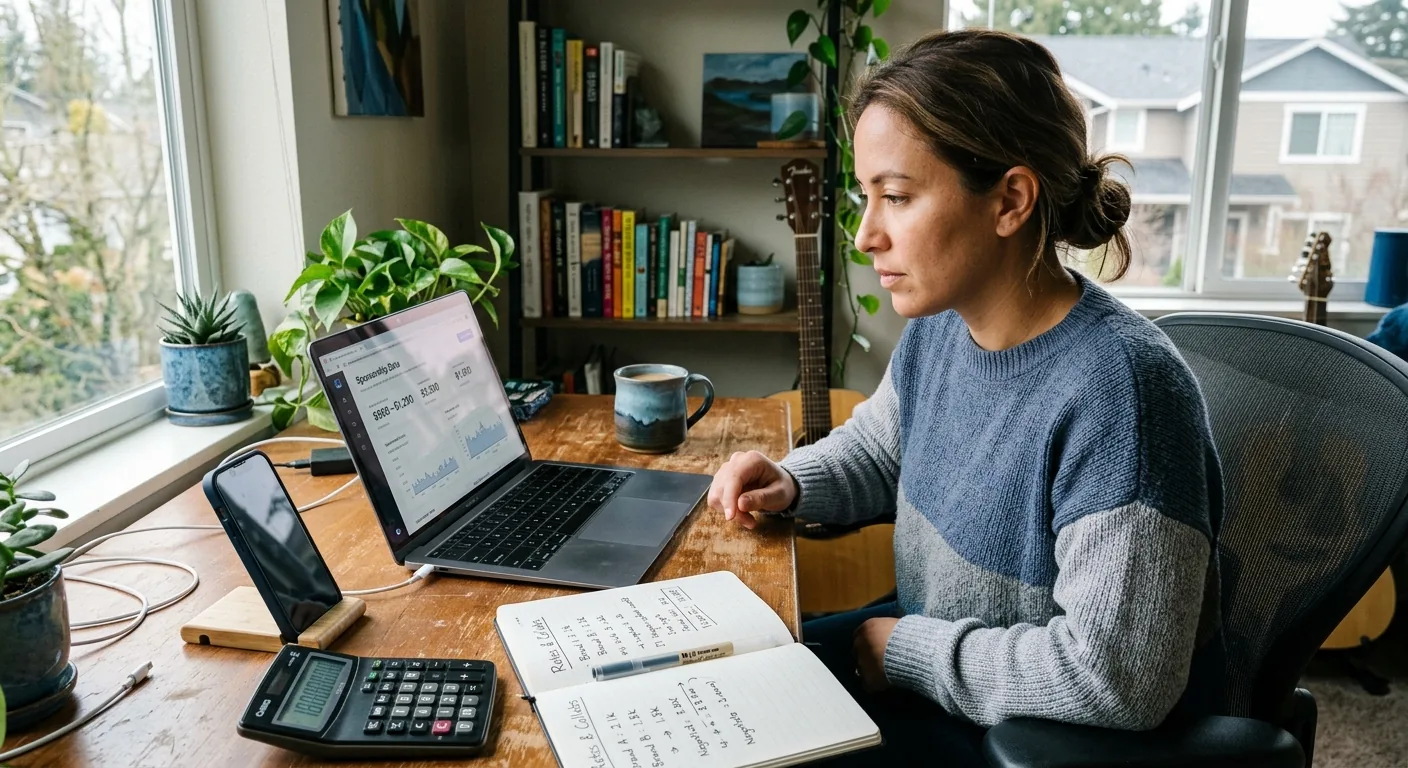 Creator working through creator sponsorship rates