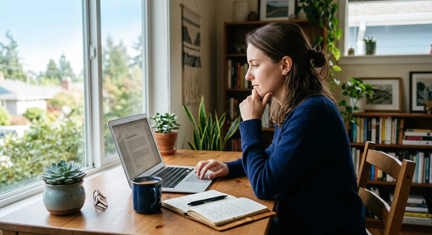 Creator working through brand collaboration opportunities