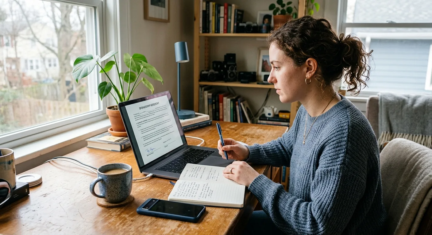 Creator working through creator deal negotiation