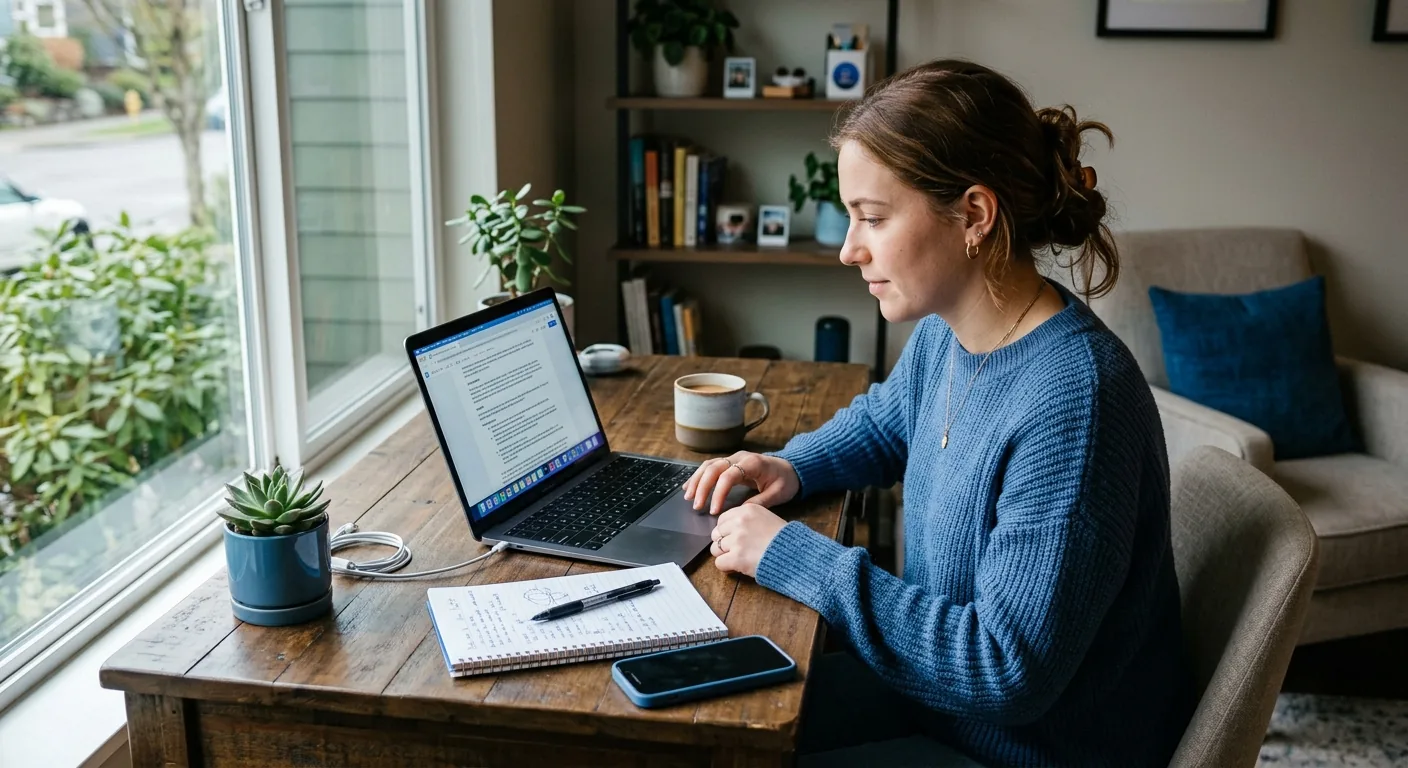 Creator working through creator brand deals