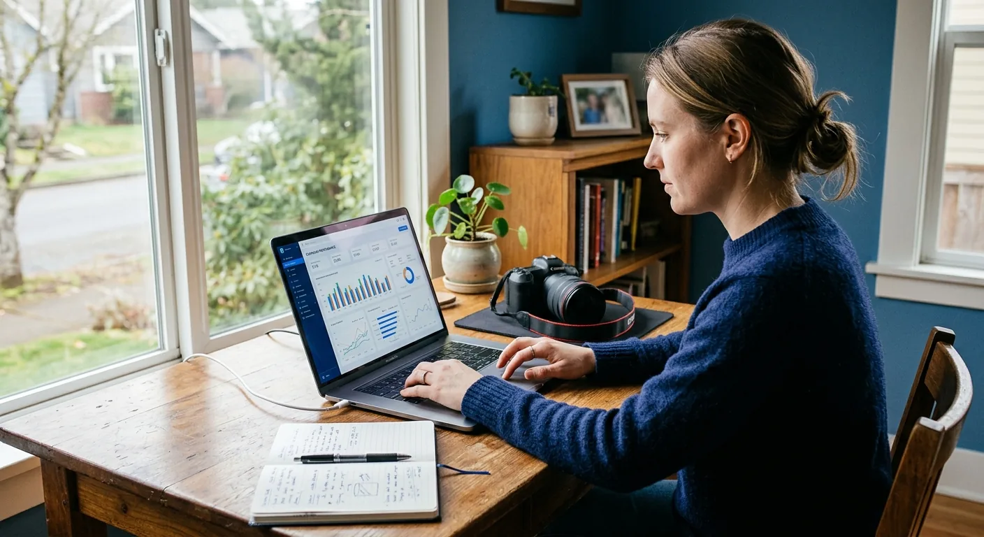 Creator working through creator brand deals