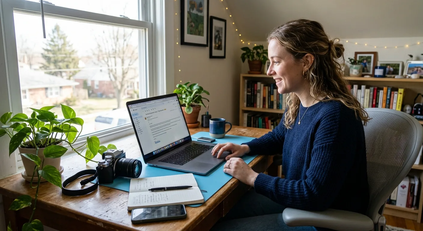 Creator working through creator brand deals