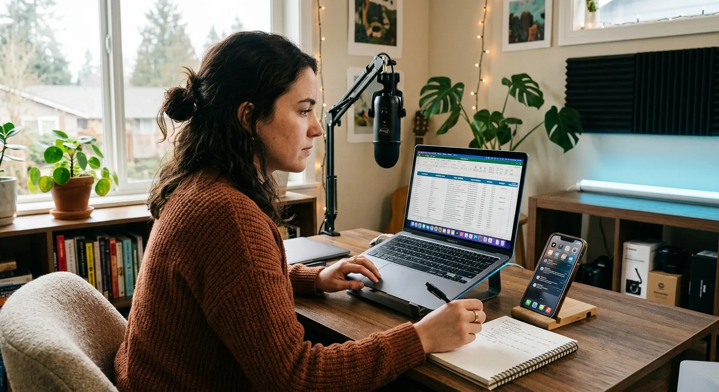 Creator working through creator sponsorship rates