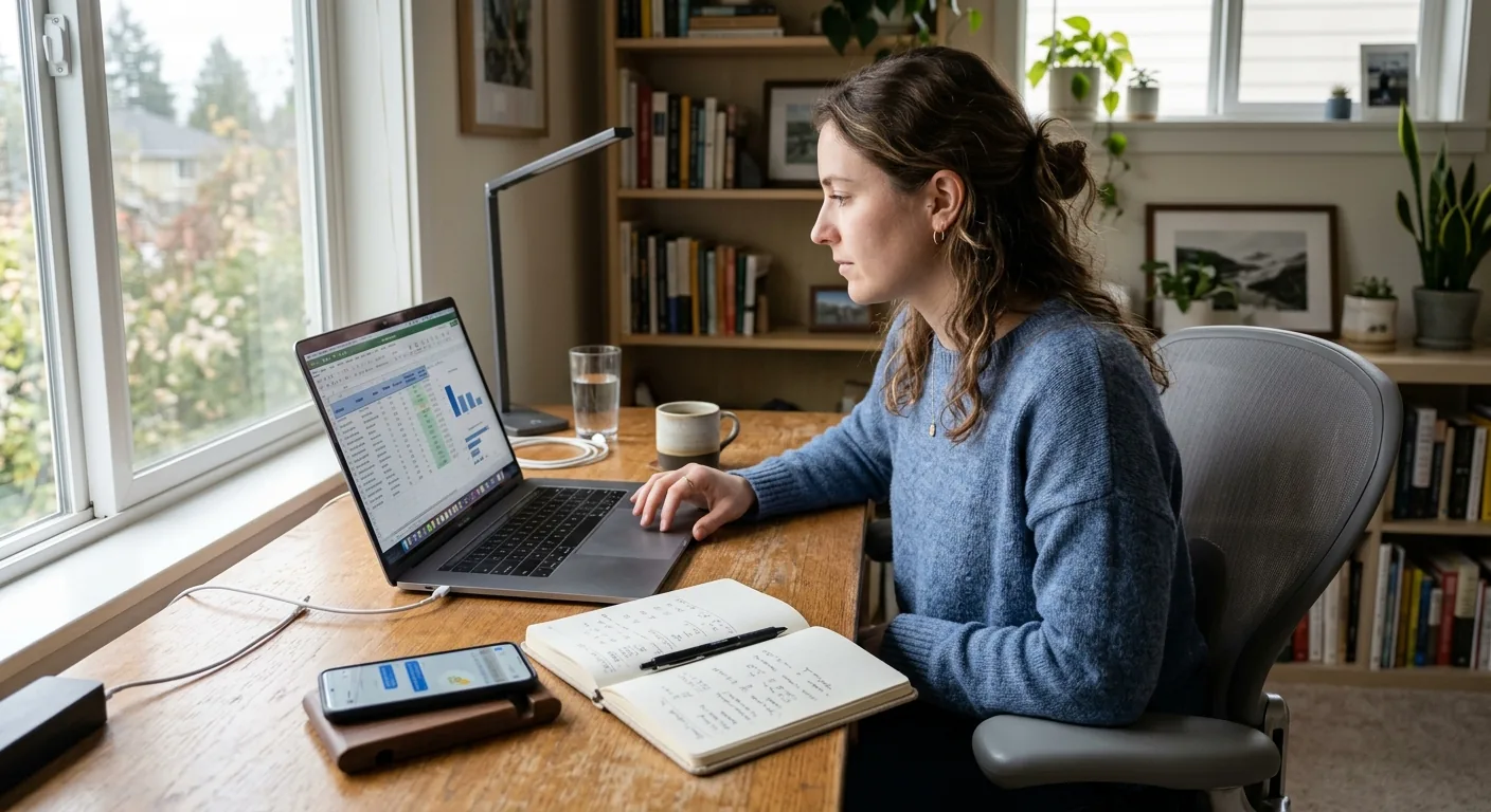 Creator working through influencer brand outreach