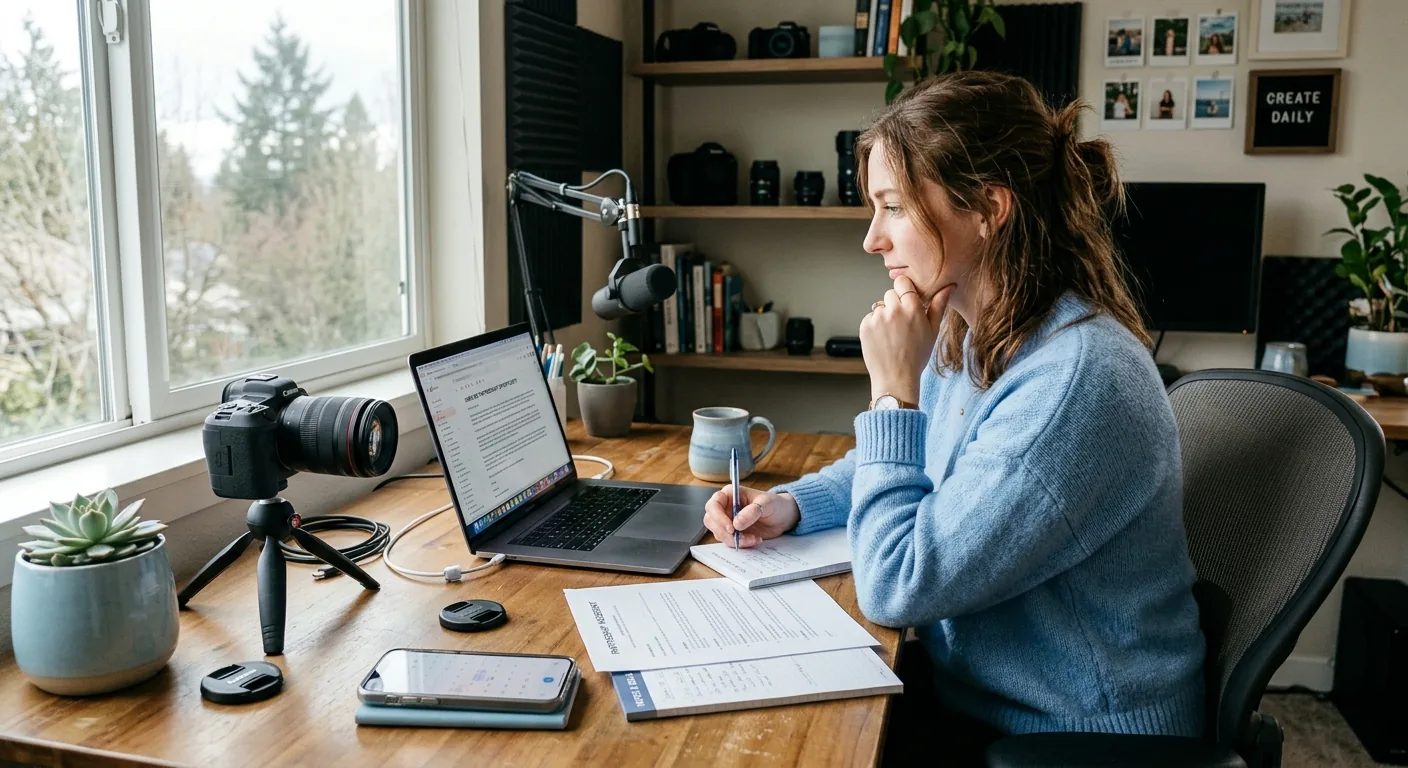 Creator working through creator deal negotiation