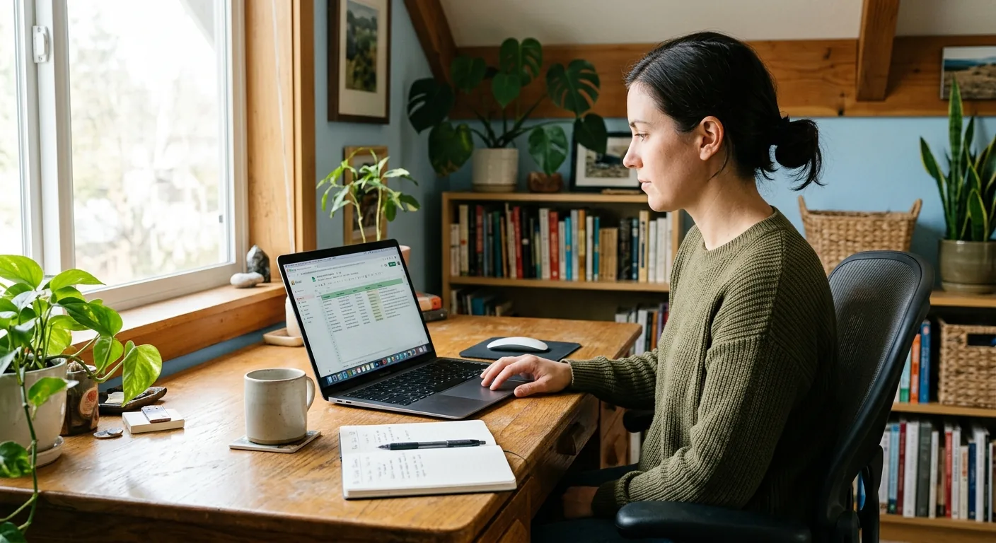 Creator working through brand collaboration opportunities