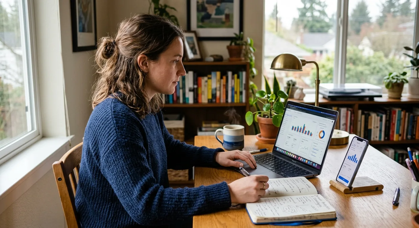 Creator working through influencer brand outreach