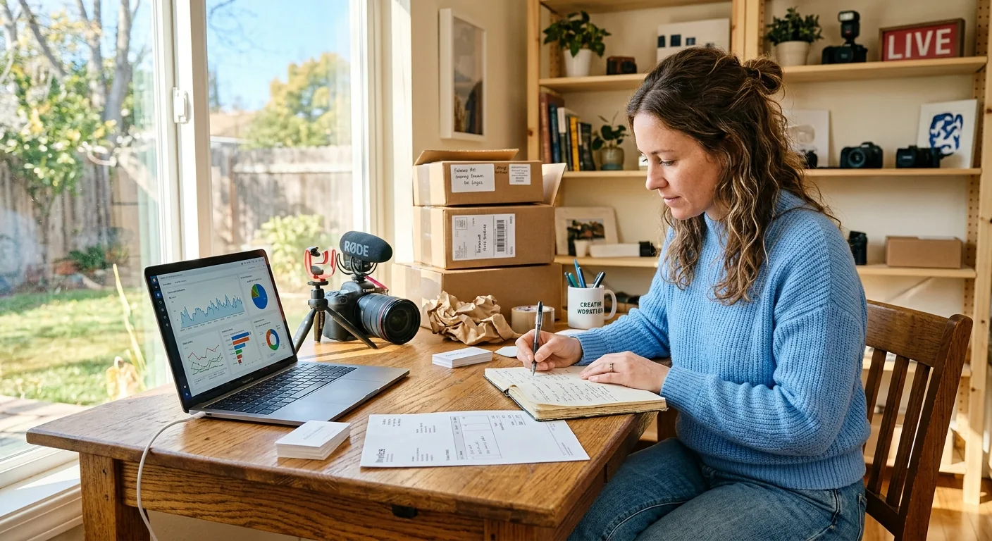 Creator working through creator sponsorship rates
