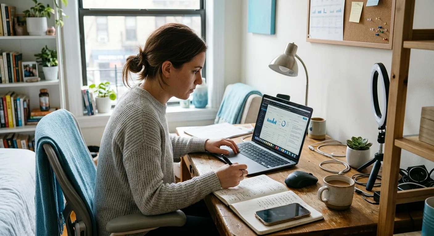 Creator working through creator brand deals