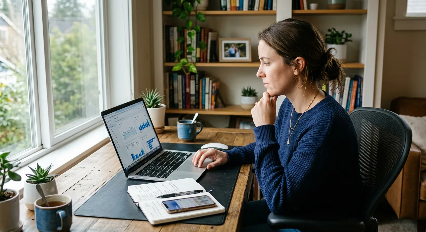Creator working through brand collaboration opportunities
