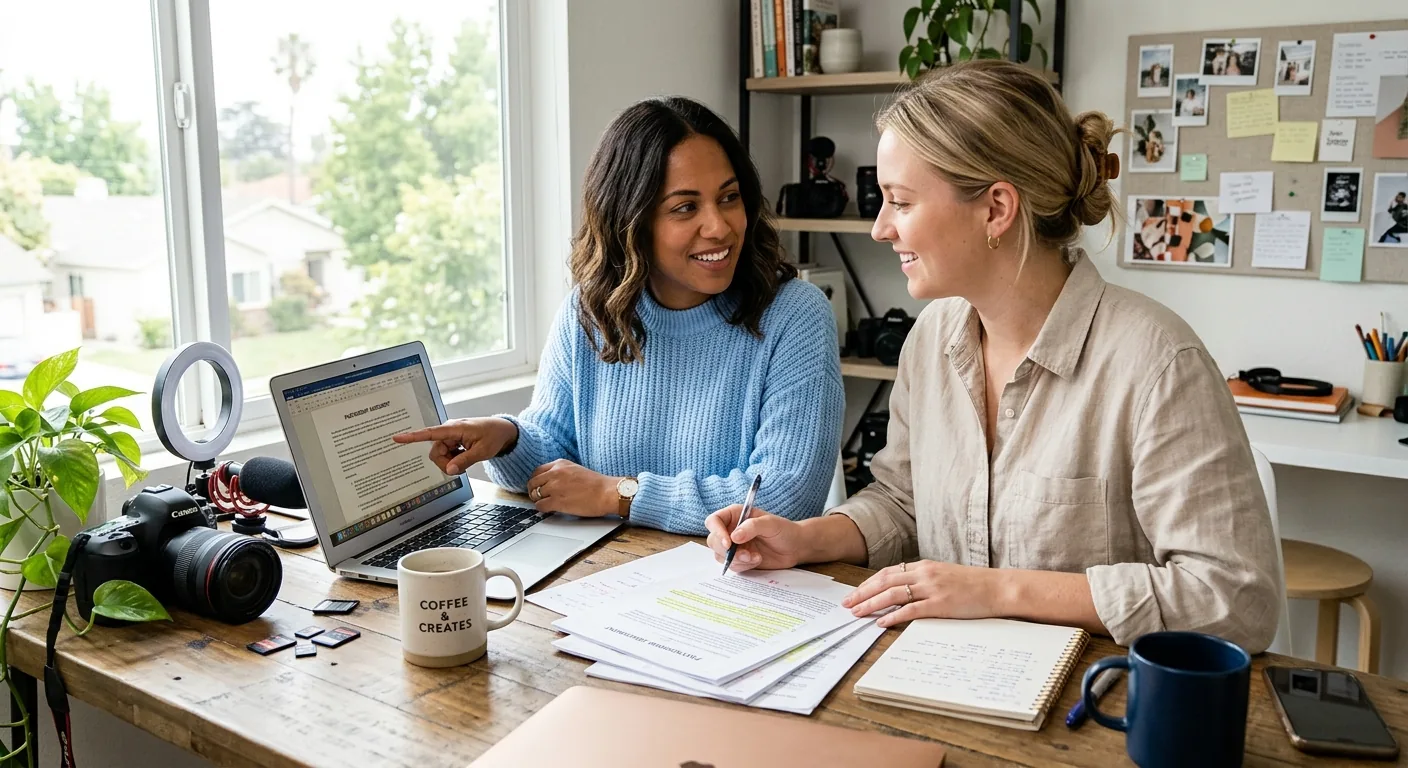 Creator working through creator deal negotiation