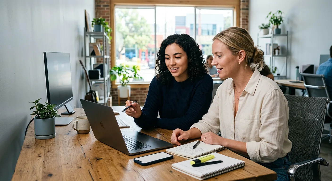 Creator working through brand collaboration opportunities