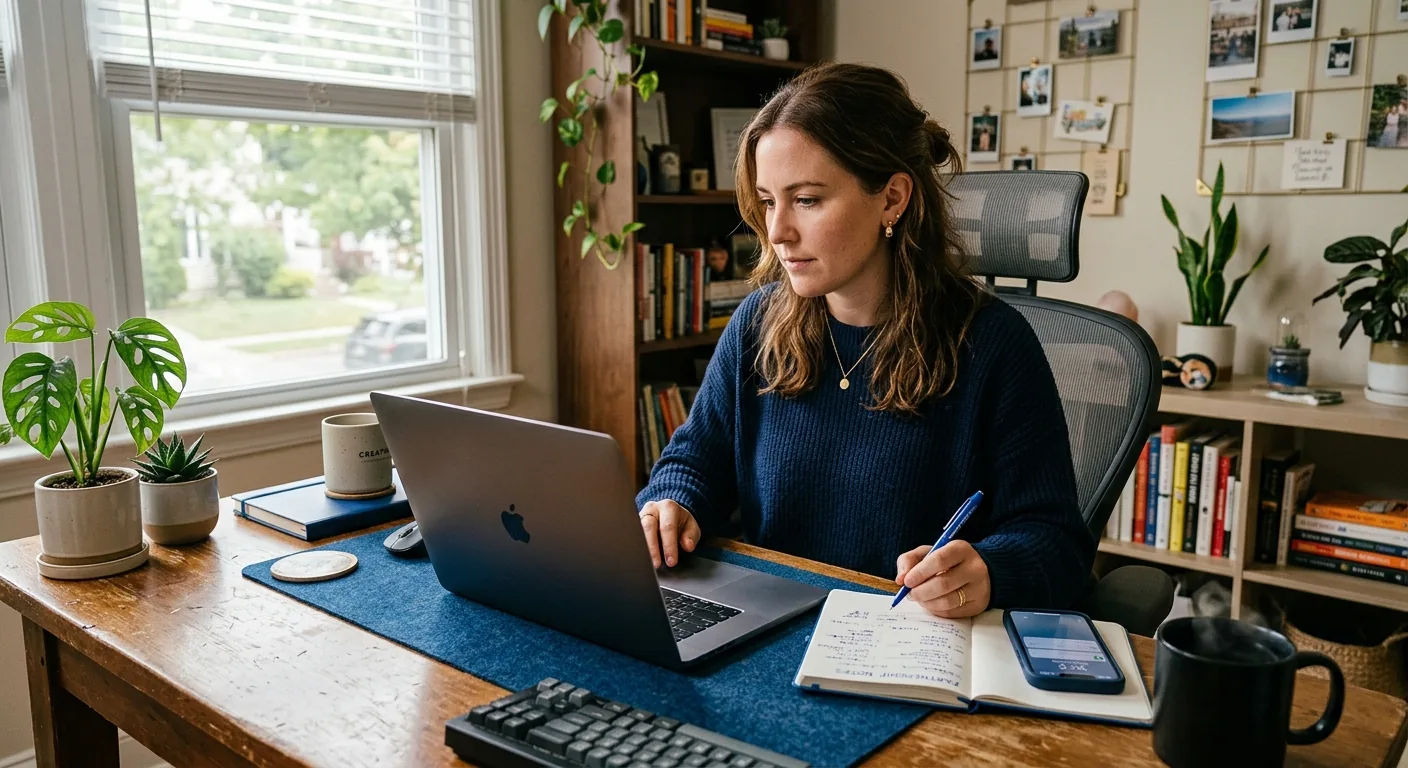 Creator working through creator brand deals