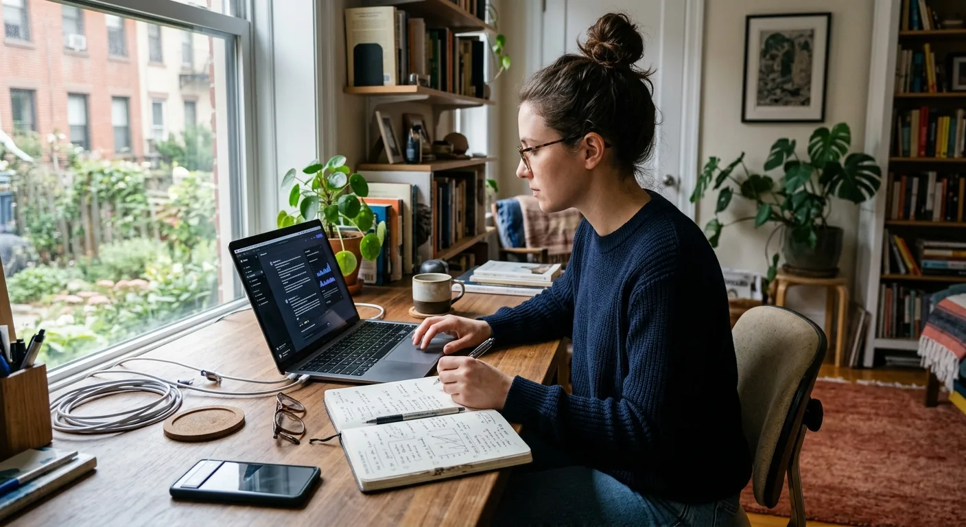 Creator working through creator business AI assistant