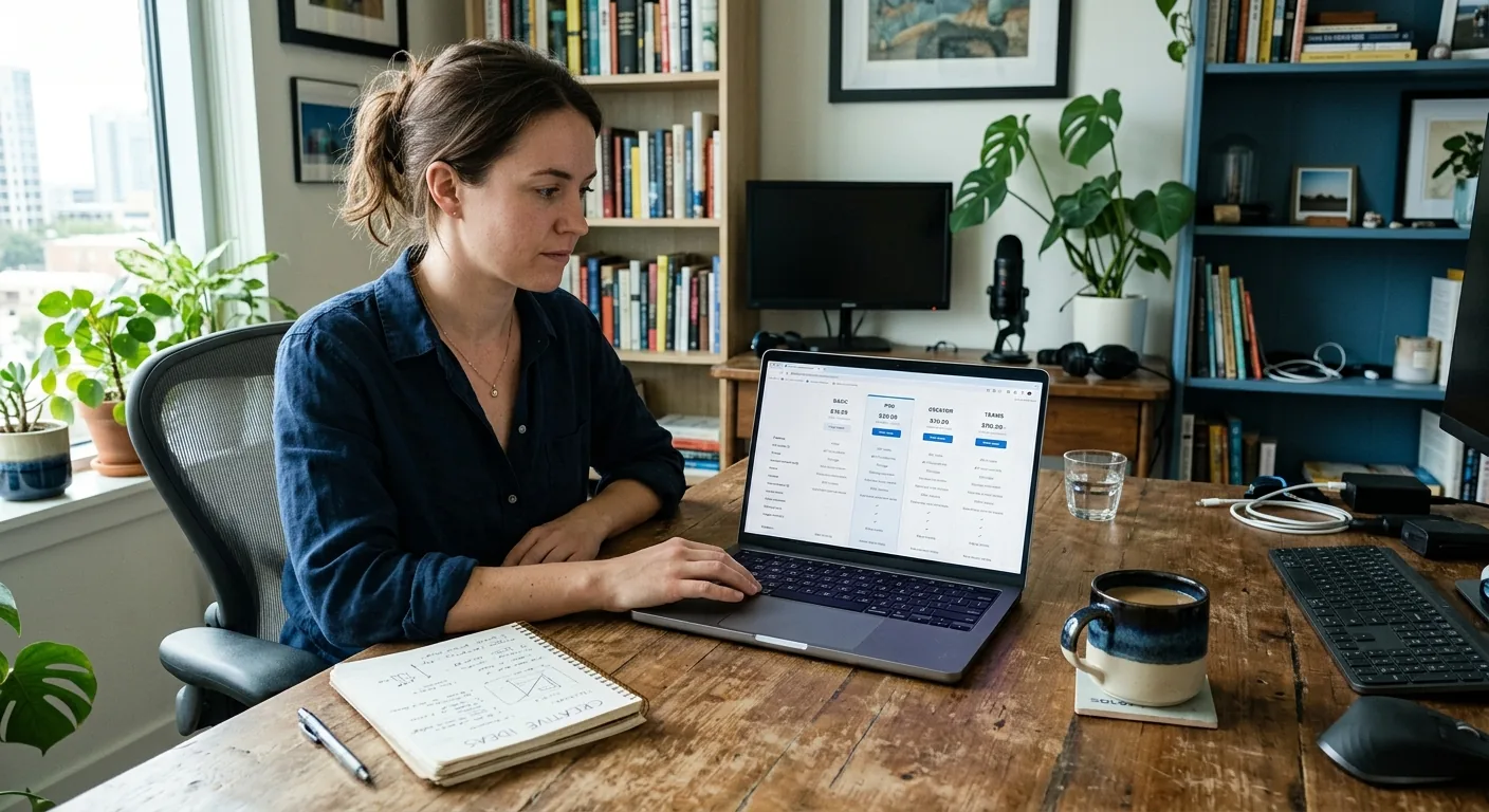 Creator working through creator business AI assistant