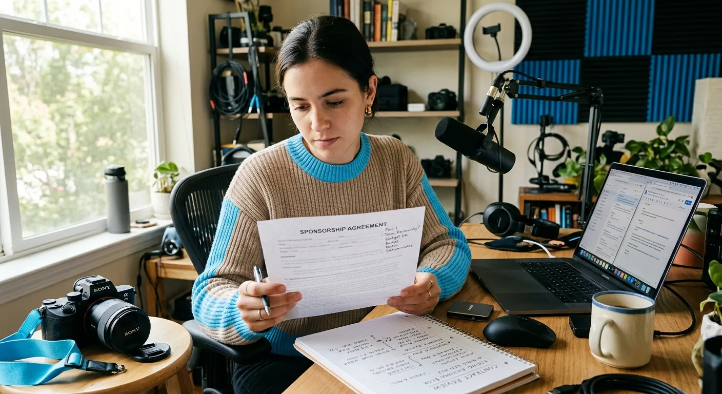 Creator working through creator deal negotiation