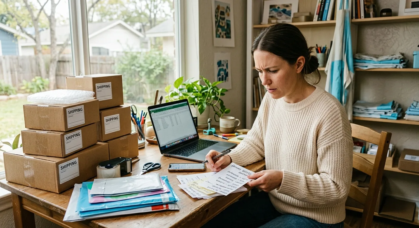 Creator working through influencer brand outreach