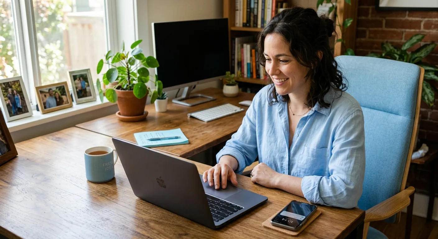 Creator working through influencer brand outreach