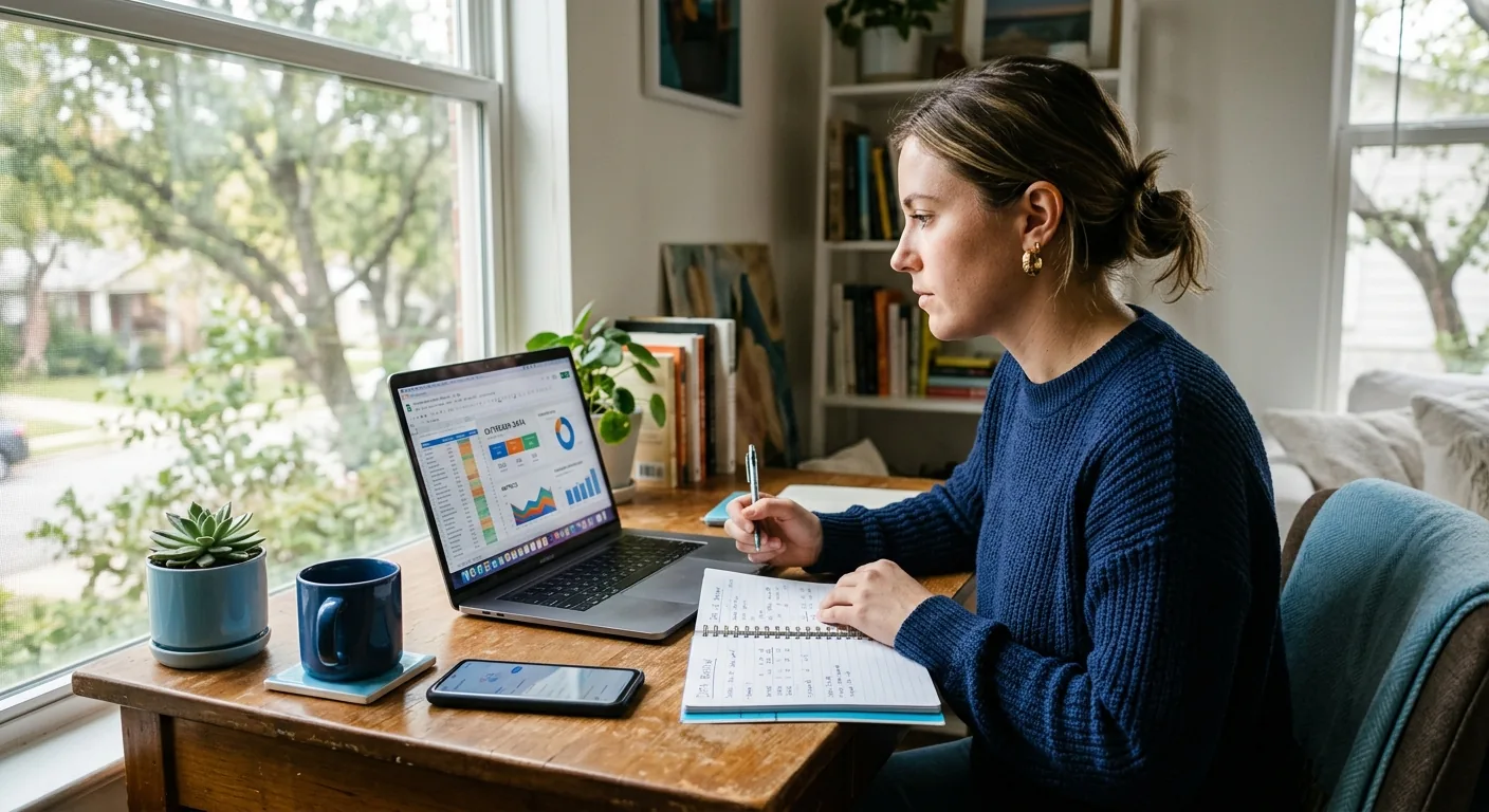 Creator working through influencer brand outreach