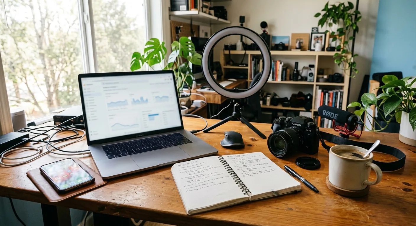 Creator working through creator business AI assistant