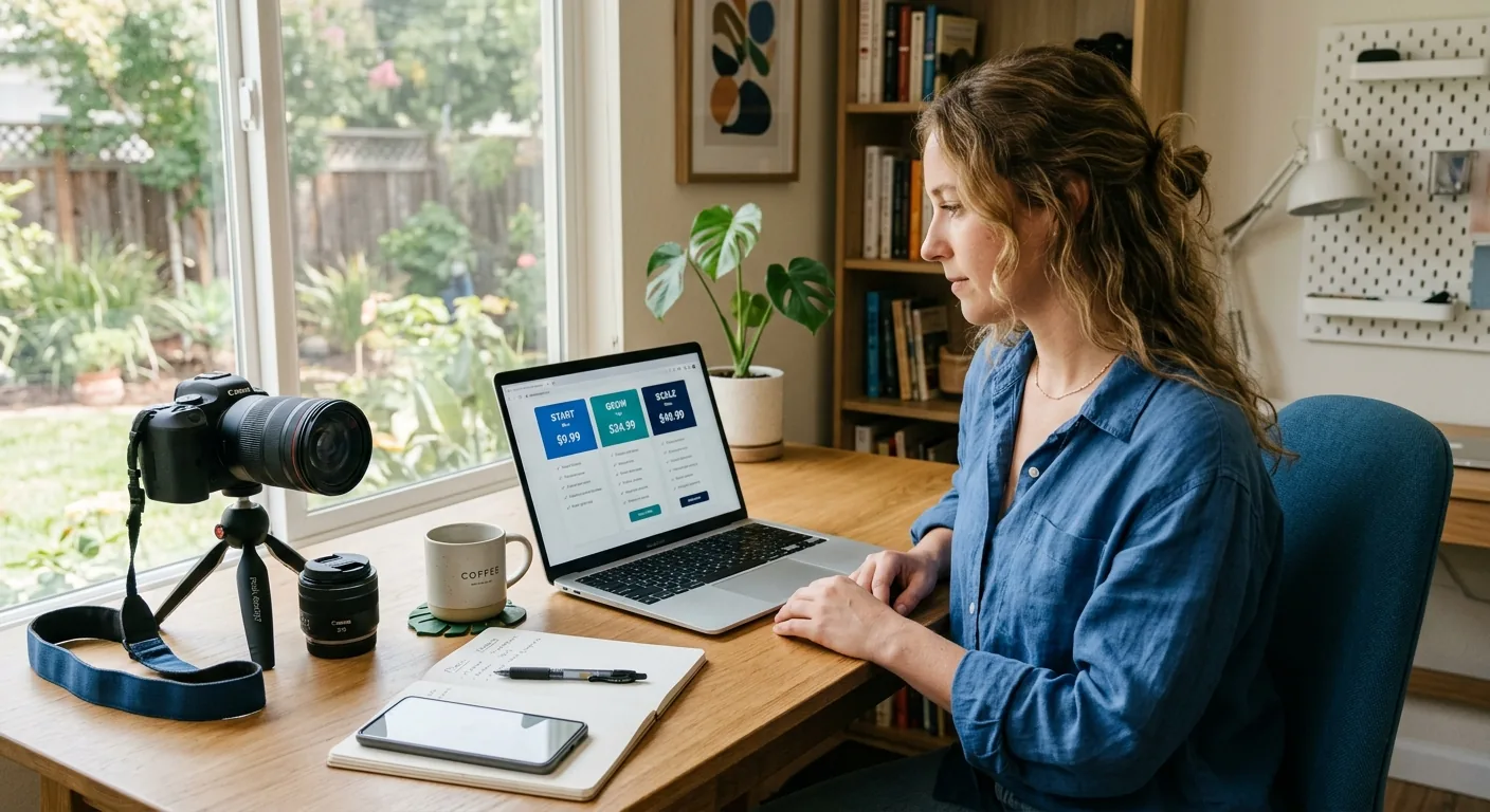 Creator working through creator business AI assistant
