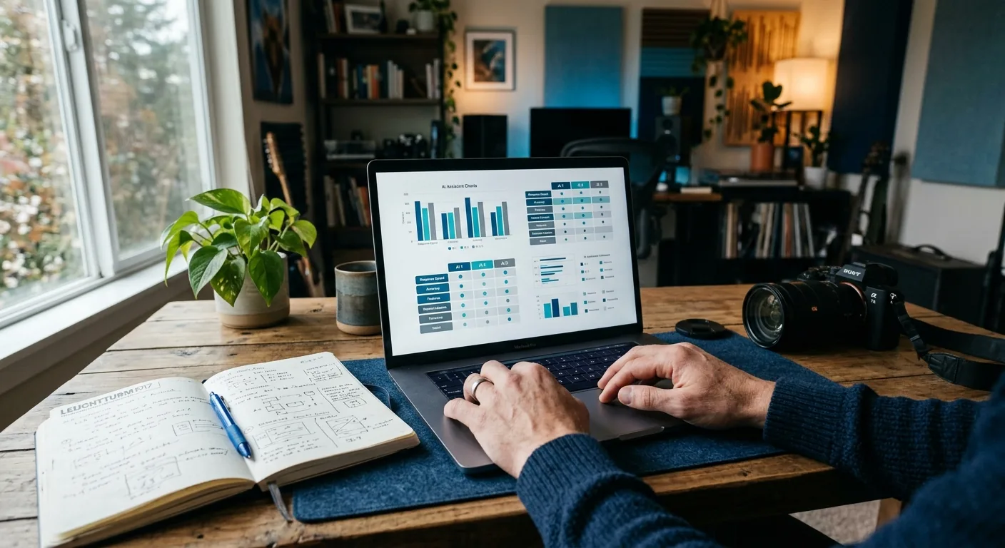 Creator working through creator business AI assistant