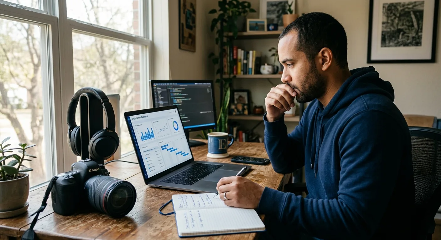 Creator working through creator business AI assistant