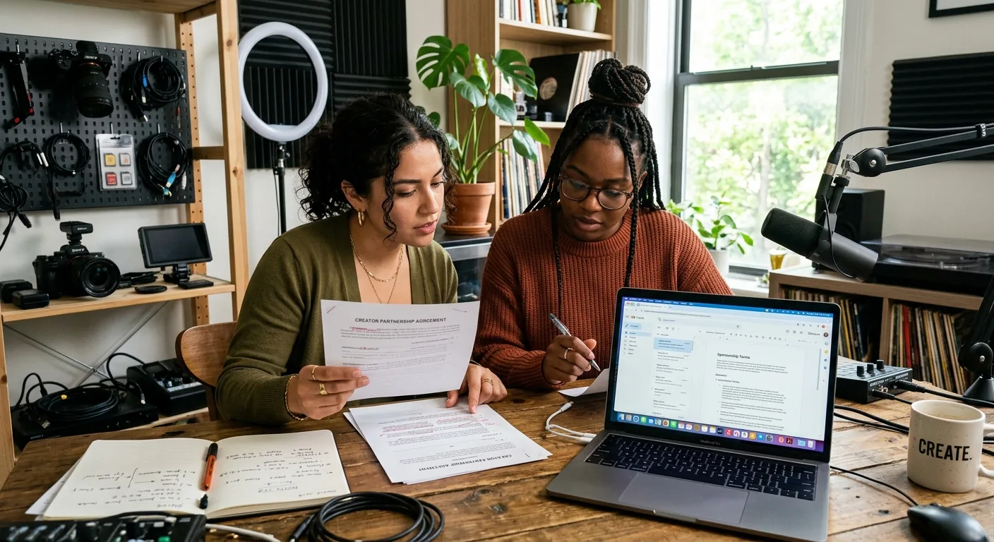 Creator working through creator deal negotiation