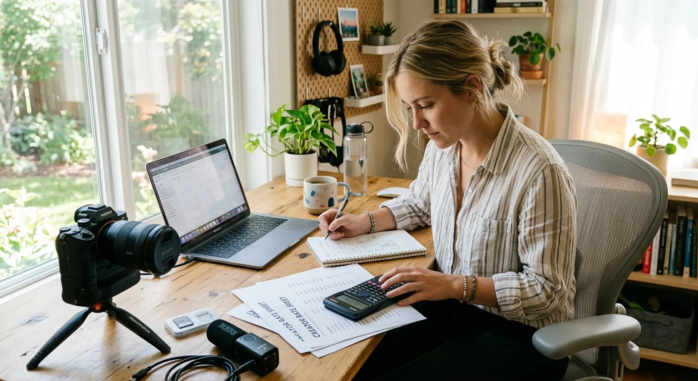 Creator working through creator deal negotiation