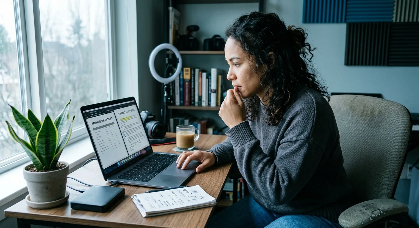 Creator working through creator deal negotiation