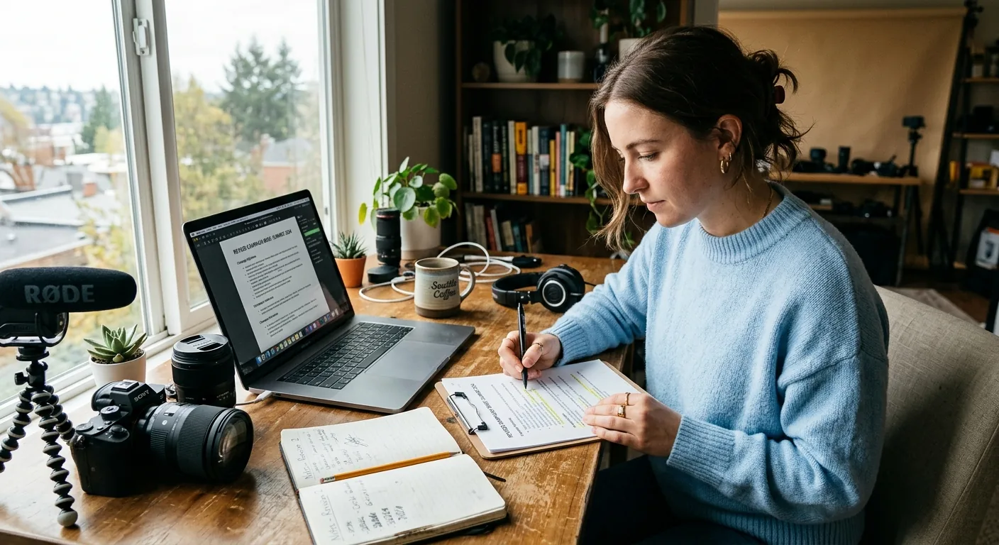 Creator working through creator deal negotiation