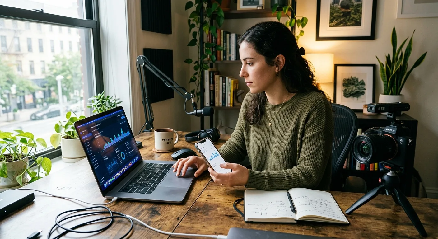 Creator working through creator account value