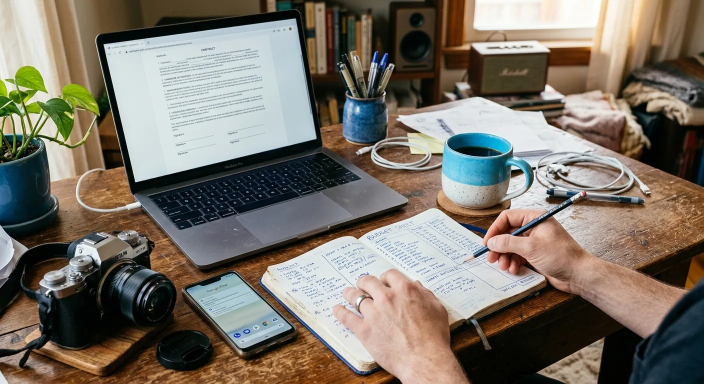 Creator working through creator deal negotiation